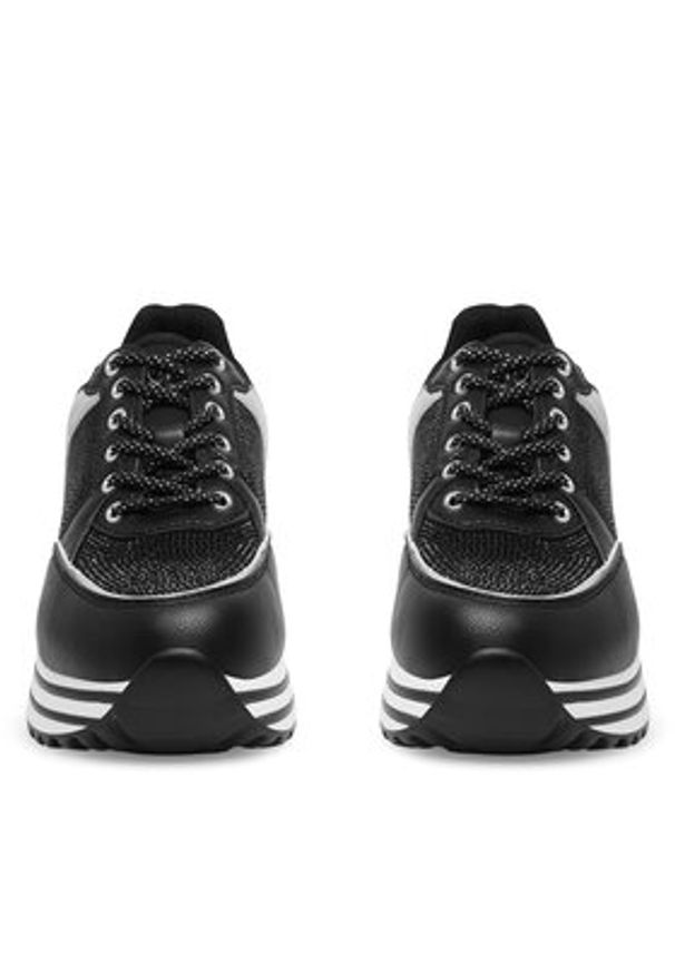 Eva Minge Sneakersy WYL3795-1 Czarny. Kolor: czarny. Materiał: syntetyk