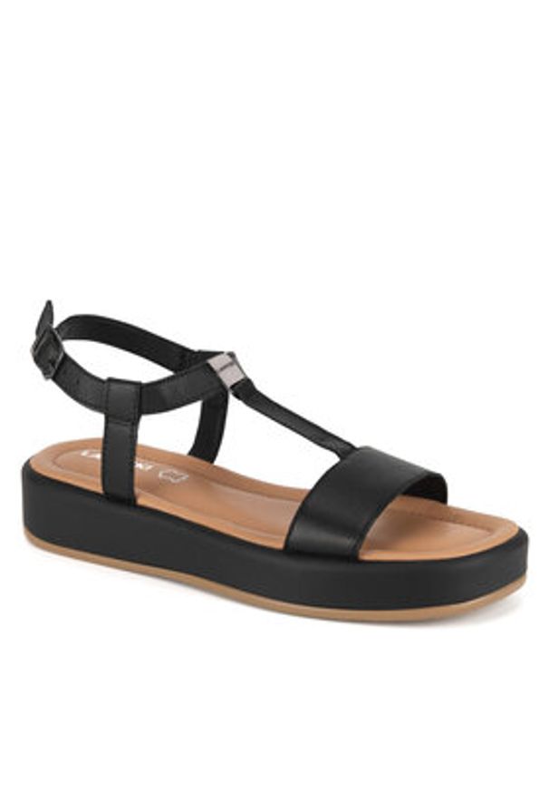 Lasocki Sandały ARC-3032-23 Czarny. Kolor: czarny. Materiał: skóra