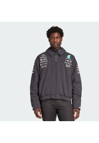Adidas - Bluza Mercedes - AMG Petronas Formula One Team. Kolor: czarny, biały, wielokolorowy. Materiał: materiał #1