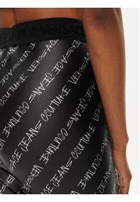 Versace Jeans Couture Legginsy 75HAC101 Czarny Slim Fit. Kolor: czarny. Materiał: syntetyk #5