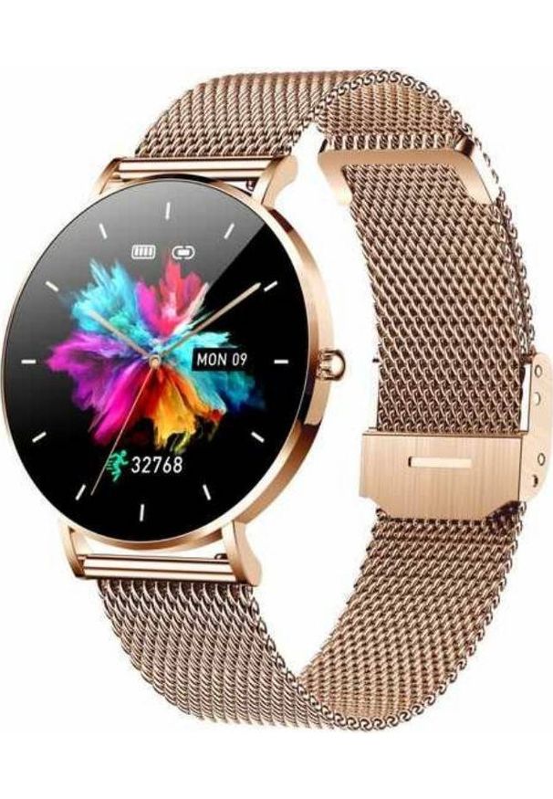 Smartwatch Manta Alexa Złoty (SWU501GD). Rodzaj zegarka: smartwatch. Kolor: złoty