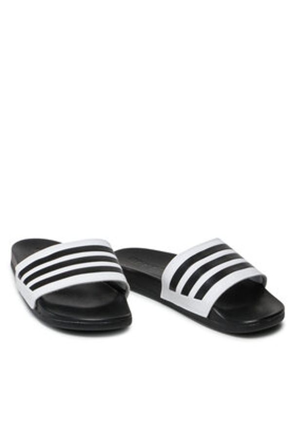 Adidas - adidas Klapki adilette Comfort GZ5893 Biały. Kolor: biały. Materiał: skóra