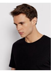 Jack & Jones - Jack&Jones Komplet 2 t-shirtów Basic Crew Neck 12133913 Czarny Regular Fit. Kolor: czarny. Materiał: bawełna