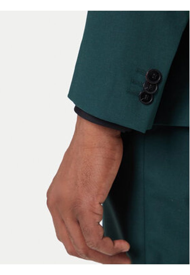 Hugo - HUGO Garnitur Arti-Hesten253X 50544524 Zielony Extra Slim Fit. Kolor: zielony. Materiał: syntetyk