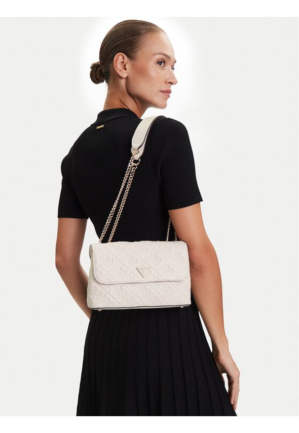 Guess Torebka 175733 Biały. Kolor: biały. Materiał: skórzane