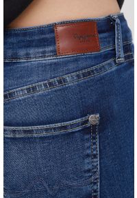 Pepe Jeans jeansy damskie medium waist. Kolor: niebieski #3