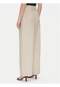 DKNY Spodnie materiałowe P41KTR48 Beżowy Loose Fit. Kolor: beżowy. Materiał: syntetyk #2