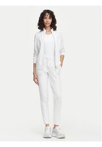 EA7 Emporio Armani Spodnie dresowe 8NTP66 TJ9RZ U0002 Biały Regular Fit. Kolor: biały. Materiał: syntetyk #2