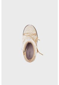 Mayoral - Śniegowce dziecięce. Nosek buta: okrągły. Kolor: brązowy. Materiał: skóra, guma #4