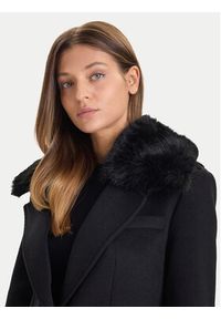 Guess Płaszcz wełniany W5BL19 W2642 Czarny Regular Fit. Kolor: czarny. Materiał: syntetyk #6