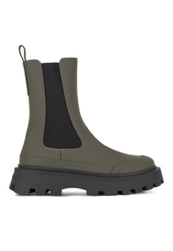 Juicy Couture Sztyblety HY58105-1 Khaki. Kolor: brązowy. Materiał: materiał