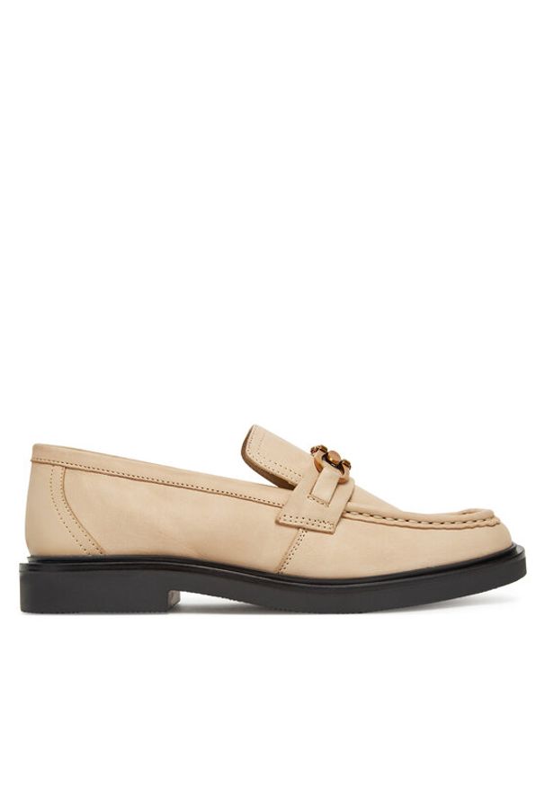 Beverly Hills Polo Club Loafersy WI34-DOVER-01 Beżowy. Kolor: beżowy. Materiał: nubuk, skóra