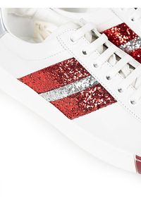 Bally Sneakersy "Wiolina" | 6231702 | Wiolina | Kobieta | Biały. Kolor: biały. Materiał: materiał, skóra. Wzór: nadruk, aplikacja #3