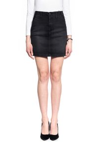 Lee - SPÓDNICA JEANSOWA LEE TAILORED A LINE SKIRT BLACK TYRO L38BCPJW 112108136. Materiał: jeans #9