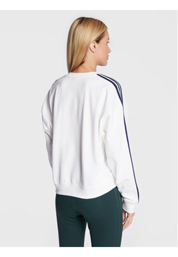 Adidas - adidas Bluza Graphic HL6558 Biały Loose Fit. Kolor: biały. Materiał: bawełna
