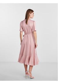 YAS Sukienka koktajlowa Thea 26028890 Różowy Standard Fit. Kolor: różowy. Materiał: syntetyk. Styl: wizytowy #4