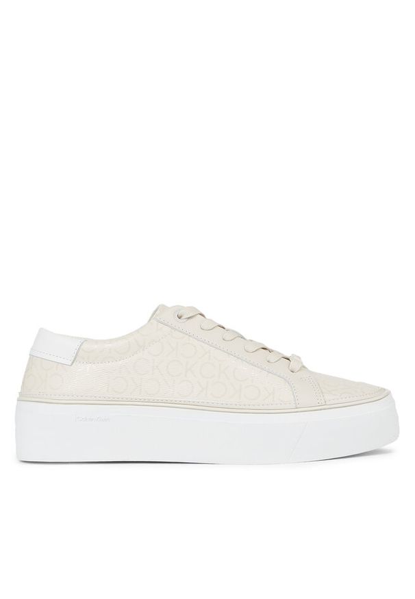 Sneakersy Calvin Klein. Kolor: biały