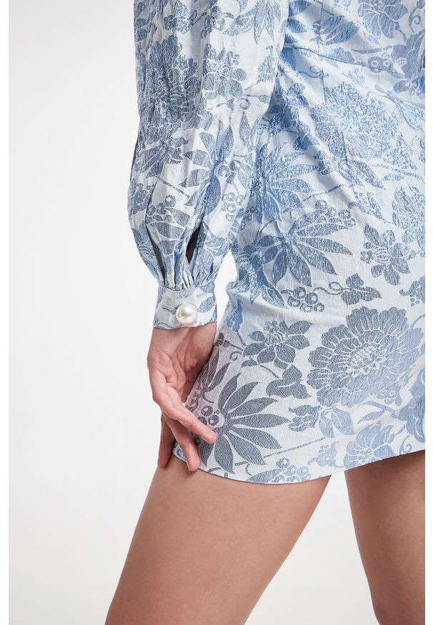 Custommade - Sukienka Kanya CUSTOMMADE. Wzór: kwiaty, nadruk. Długość: mini