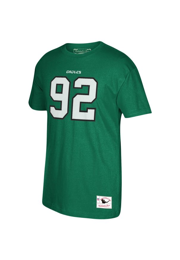 Mitchell & Ness - Koszulka Philadelphia Eagles Reggie White. Kolor: zielony. Sport: piłka nożna