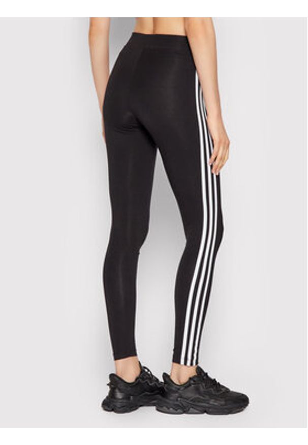 Adidas - adidas Legginsy adicolor Classics 3-Stripes HD2350 Czarny Tight Fit. Kolor: czarny. Materiał: bawełna