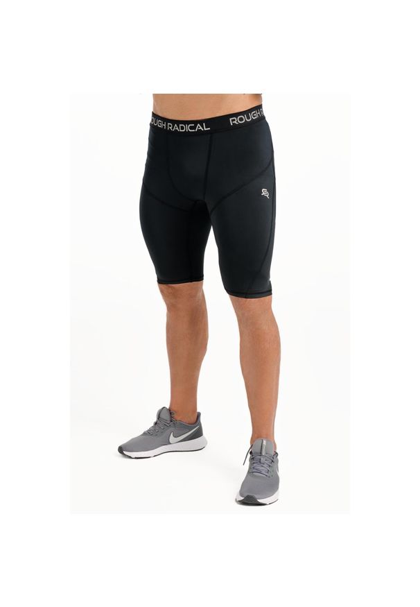 ROUGH RADICAL - Spodenki fitness męskie Rough Radical Tight Shorts. Kolor: czarny. Sport: fitness