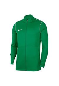 Nike - Męska Kurtka Dresowa Dry Park 20. Kolor: zielony. Materiał: dresówka. Sport: turystyka piesza