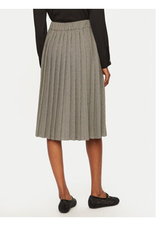 Rinascimento Spódnica plisowana CFC0121855003 Szary Regular Fit. Kolor: szary. Materiał: syntetyk