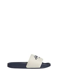 Adidas - adilette Shower Slides. Kolor: niebieski, wielokolorowy, biały. Styl: sportowy