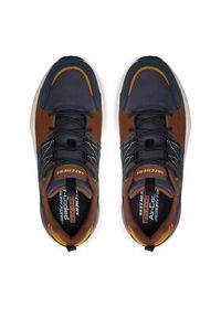 skechers - Skechers Sneakersy Bendino-Dormer 210555/NVMT Granatowy. Kolor: niebieski. Materiał: skóra #5