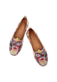 Kolorowe Mokasyny Venezia Modne Buty Damskie. Okazja: na co dzień. Zapięcie: bez zapięcia. Materiał: skóra. Szerokość cholewki: normalna. Wzór: kolorowy. Obcas: na obcasie. Styl: casual, elegancki. Wysokość obcasa: niski #7