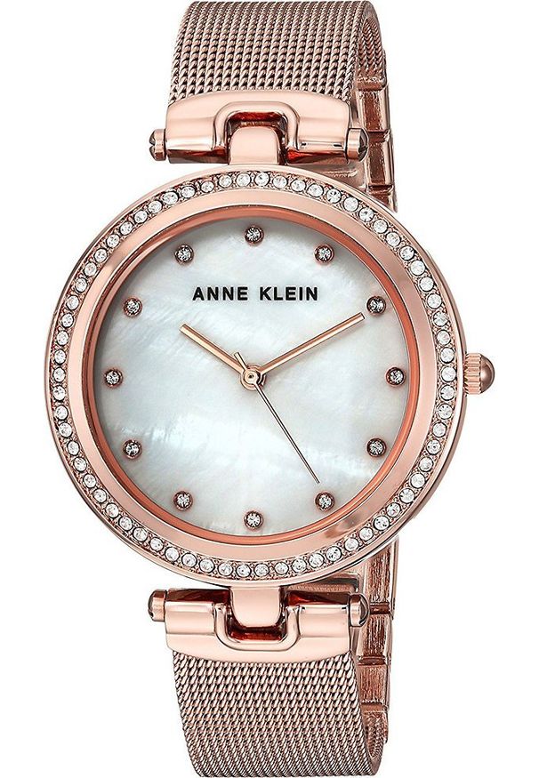 Zegarek Anne Klein Zegarek damski Anne Klein AK-2972MPRG różowe złoto. Kolor: złoty, wielokolorowy, różowy