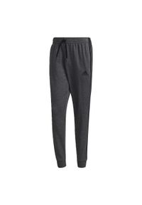 Adidas - Spodnie męskie adidas Essentials French Terry Tapered Cuff 3-Stripes Pants. Kolor: czarny, szary, wielokolorowy. Sport: fitness