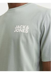 Jack & Jones - Jack&Jones T-Shirt Corp Logo 12151955 Zielony Standard Fit. Kolor: zielony. Materiał: bawełna #4