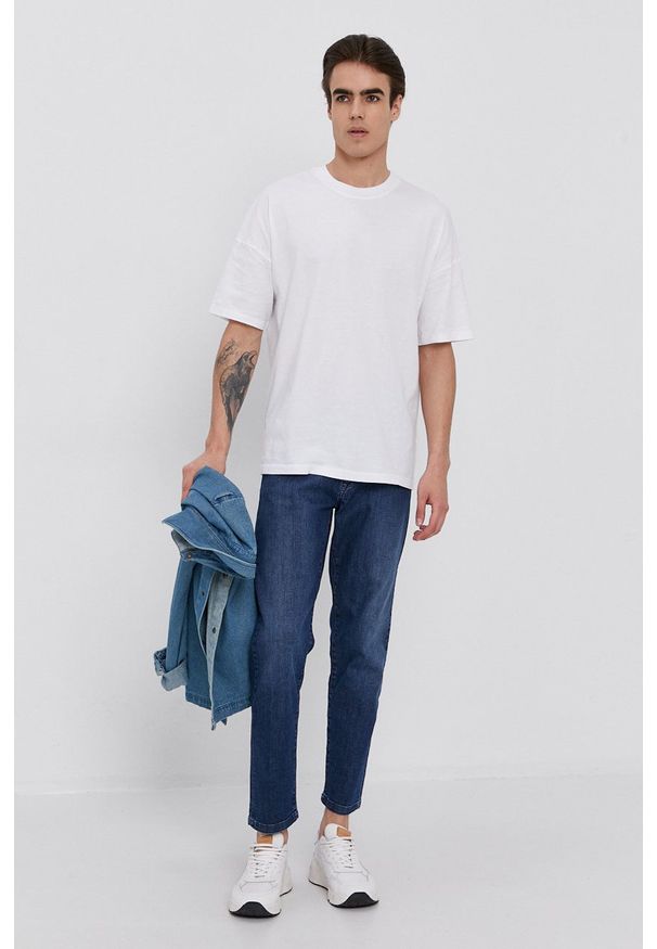 Sisley - Jeansy Dover. Okazja: na co dzień. Kolor: niebieski. Styl: casual