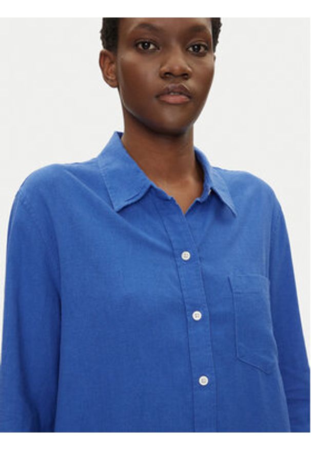 GAP - Gap Koszula 885287-15 Niebieski Regular Fit. Kolor: niebieski. Materiał: len, wiskoza