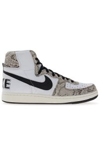 Buty męskie Nike Terminator High FB1318-100 - białe. Zapięcie: sznurówki. Kolor: biały. Materiał: guma, skóra. Szerokość cholewki: normalna. Sezon: lato #1