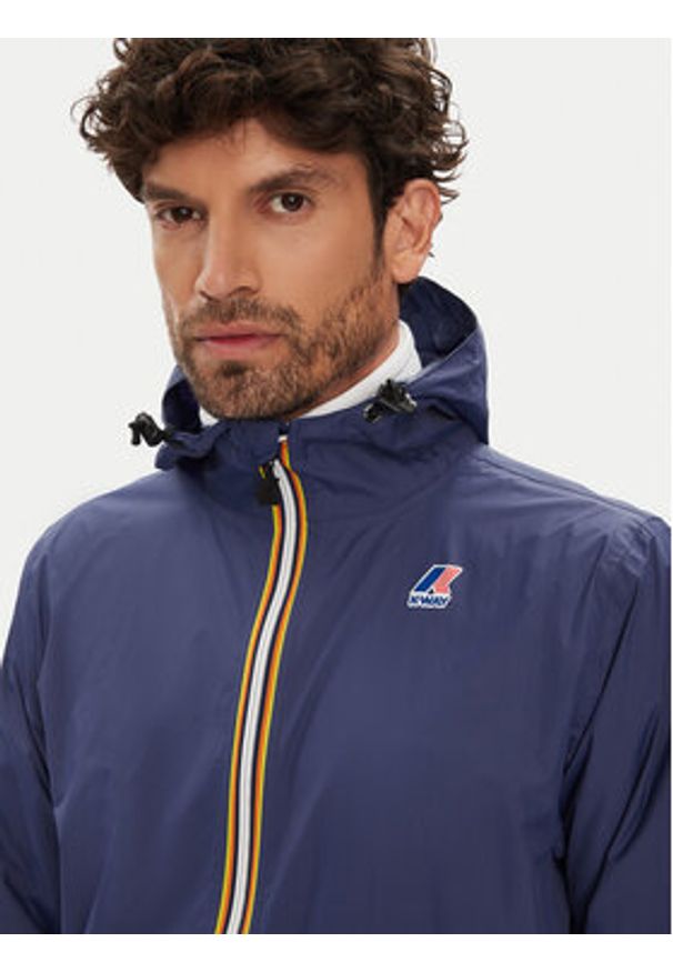 K-Way Kurtka przeciwdeszczowa K2123ZW Granatowy Regular Fit. Kolor: niebieski. Materiał: syntetyk