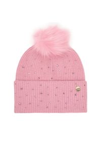 Guess Czapka AW5213 POL01 Różowy. Kolor: różowy. Materiał: materiał #1