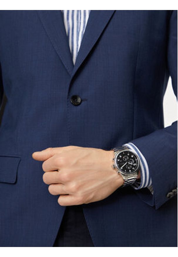 BOSS - Boss Zegarek View 1514008 Srebrny. Kolor: srebrny