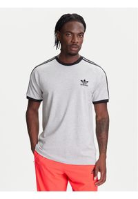 Adidas - adidas T-Shirt adicolor Classics 3-Stripes JY1369 Szary Slim Fit. Kolor: szary. Materiał: bawełna