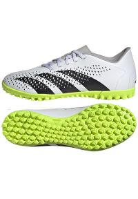 Adidas - Buty adidas Predator Accuracy.4 Tf M GY9995 białe białe. Kolor: biały. Materiał: materiał