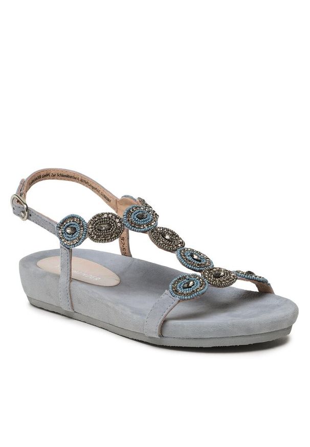 Sandały Salamander. Kolor: niebieski