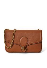 Lauren Ralph Lauren - LAUREN RALPH LAUREN Torebka 432977374002 Brązowy. Kolor: brązowy. Materiał: skórzane #6