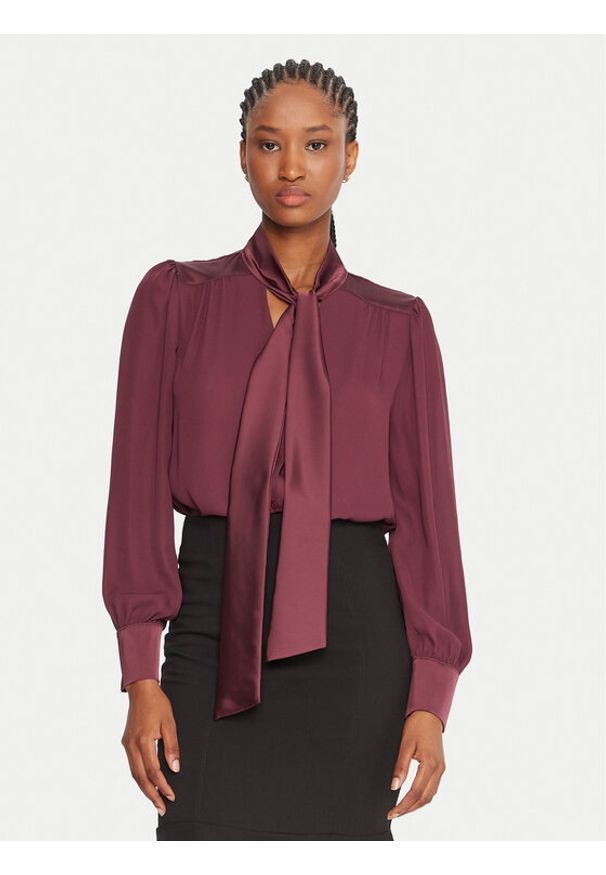 Rinascimento Koszula CFC0126204003 Bordowy Regular Fit. Kolor: czerwony. Materiał: syntetyk