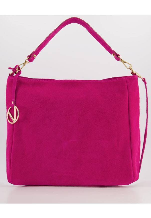 Venezia - ZAMSZOWA TORBA 4-709-V CAM FUX. Materiał: zamszowe