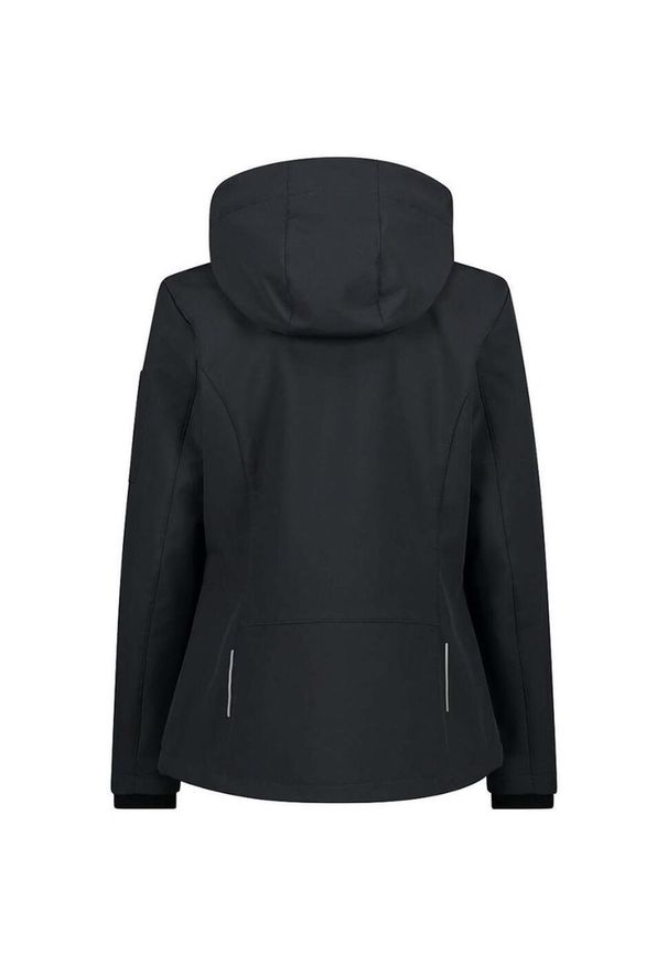 Kurtka damska turystyczna CMP 39A5006. Kolor: różowy, wielokolorowy, czarny. Materiał: softshell. Sport: turystyka piesza