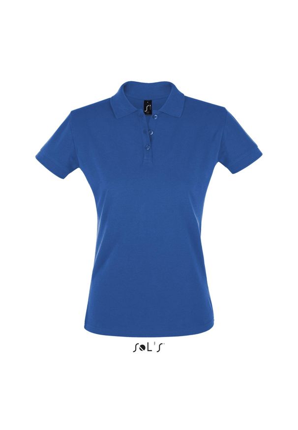 SOL'S - Damska koszulka polo Sol's Perfect. Typ kołnierza: polo. Kolor: niebieski