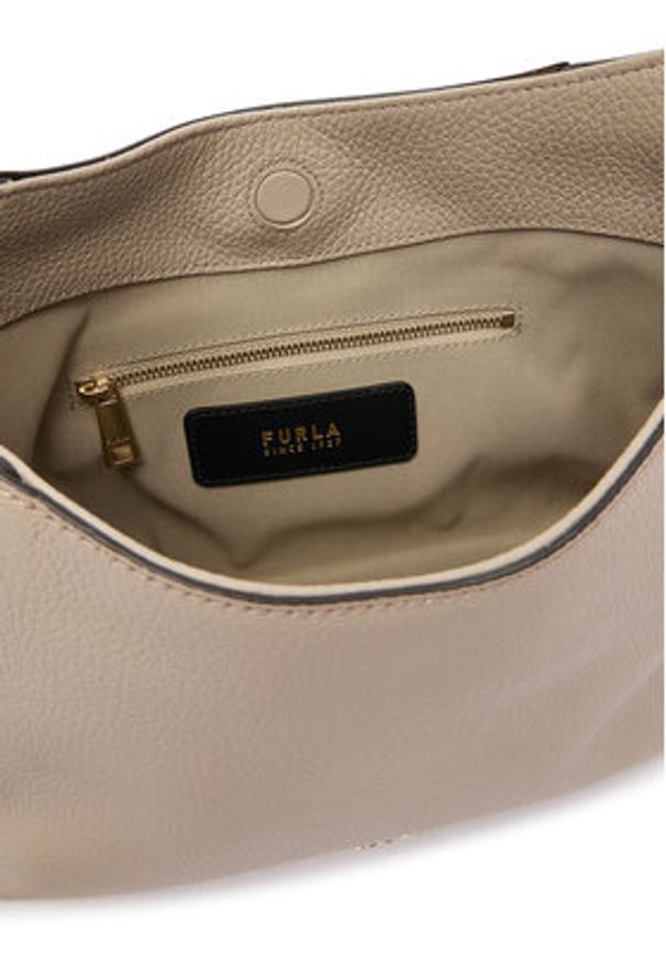 Furla Torebka Lara S WB01958 HSF000 BG 4488S 1007 Beżowy. Kolor: beżowy. Materiał: skórzane