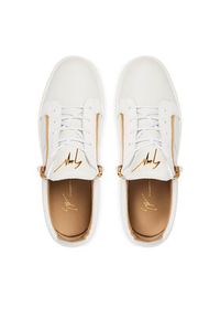 Giuseppe Zanotti Sneakersy RU50000 004 Biały. Kolor: biały. Materiał: skóra #4