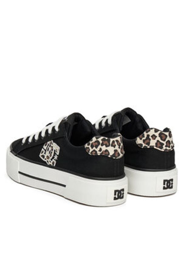 DC Tenisówki SS25-3C068 Czarny. Kolor: czarny. Materiał: materiał